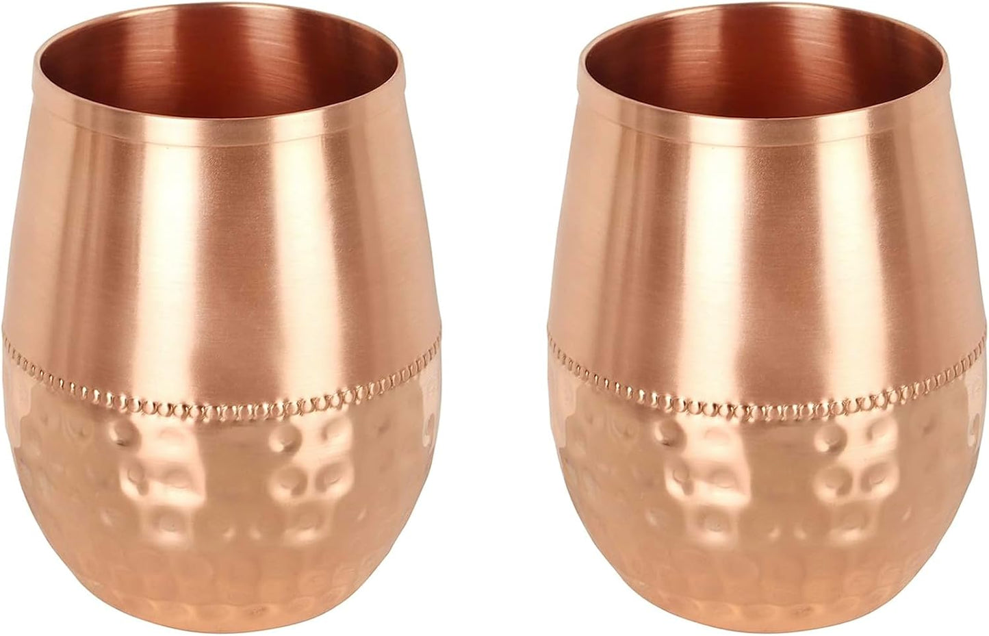 Copper Water Glass Set of 2