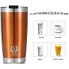 Stainless Steel Tumbler 20 Oz (Copper)