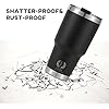 Stainless Steel Insulated Tumblers 30 Oz, Coffee Cup, Double Wall Tumbler Travel Mug w/ Lid & Straws, keeps the Drinks Cold or Hot for Hours