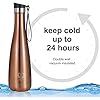 Stainless Steel Vacuum Insulated 25 Oz Bottle, Flask Sports Water Bottle, Thermos Bottle, Double Walled Insulation that keeps the drink Cold or Hot up to 24 hours